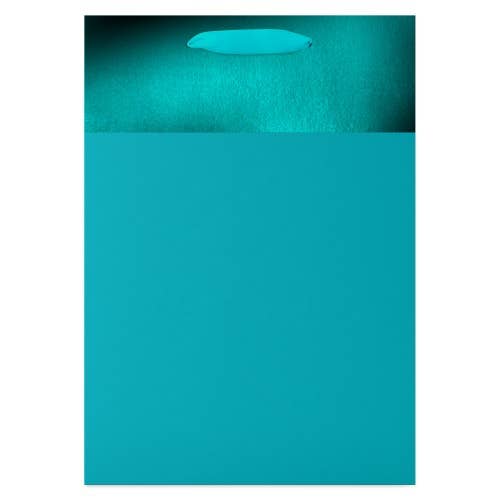 Aqua Gift Bag Glitter