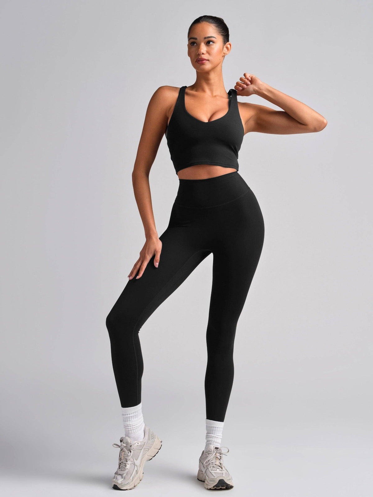 ComfrtCore™ High-Waist Leggings: Onyx Black