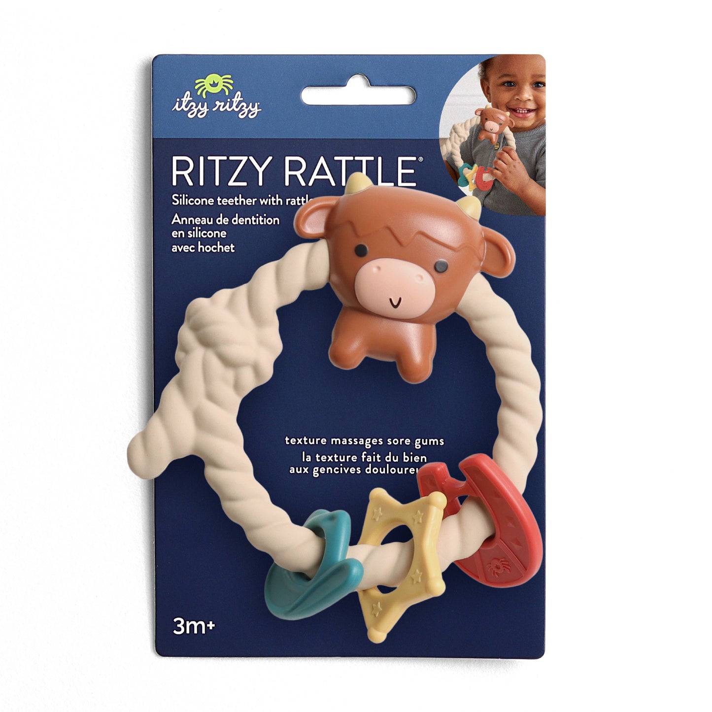 Ritzy Rattle Highland Cow