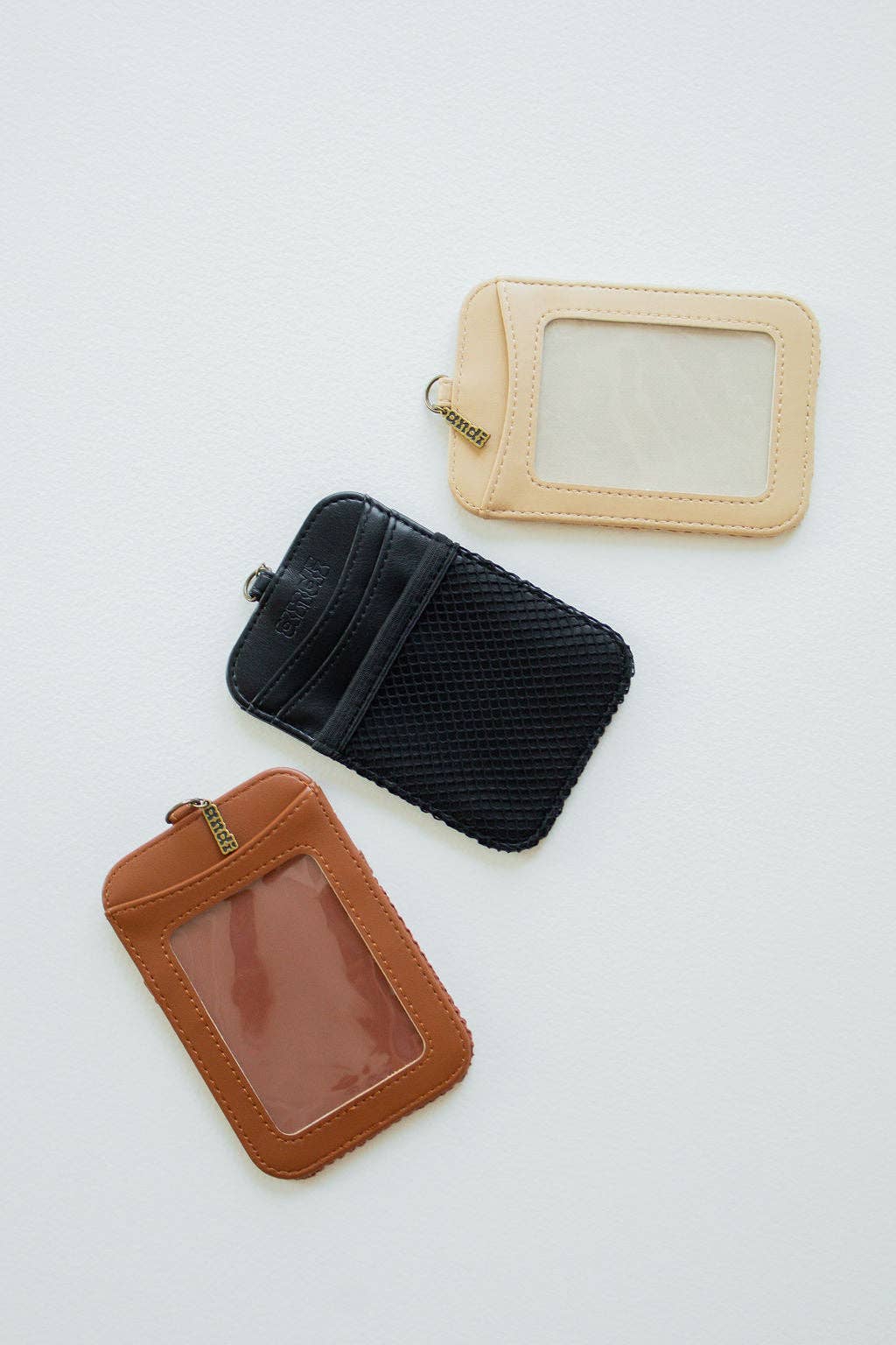 ID Badge Holder: Brown