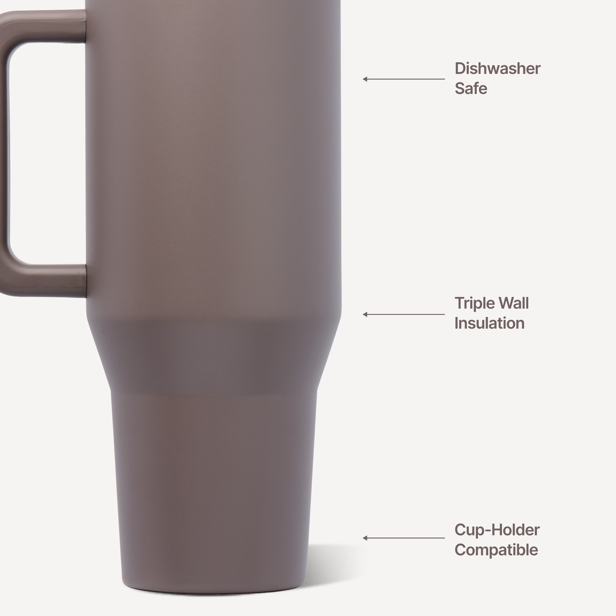 Clay HydroJug 32 oz Traveler Tumbler