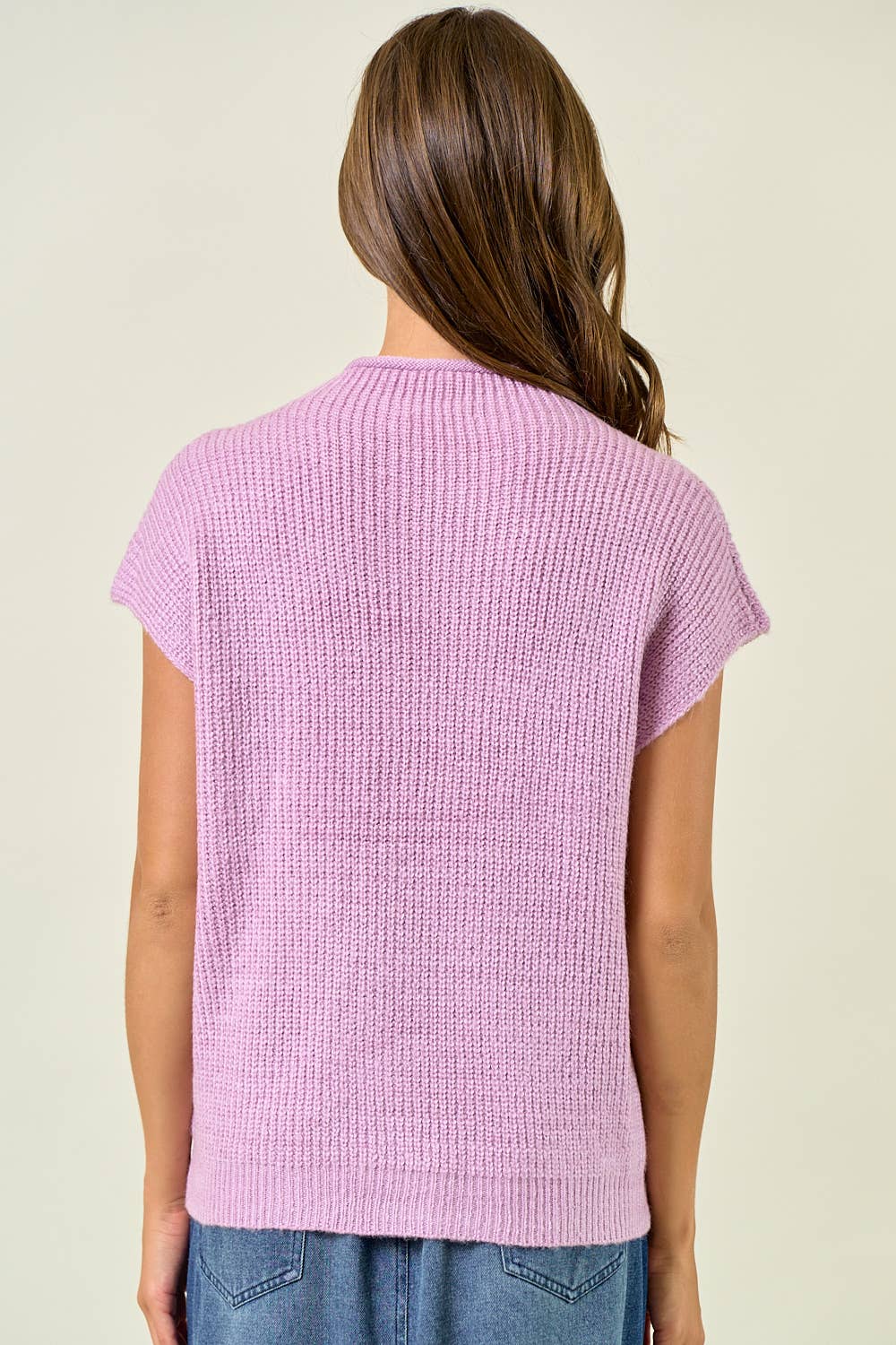 Mock Neck Sweater Top
