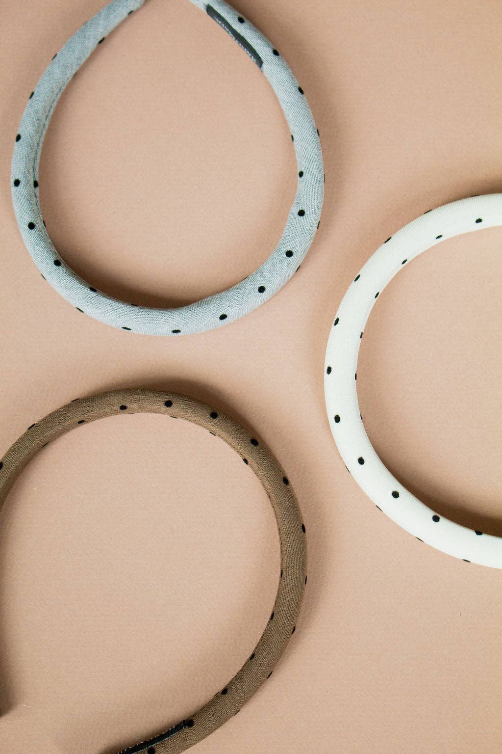Pin Dotted Headband: Grey