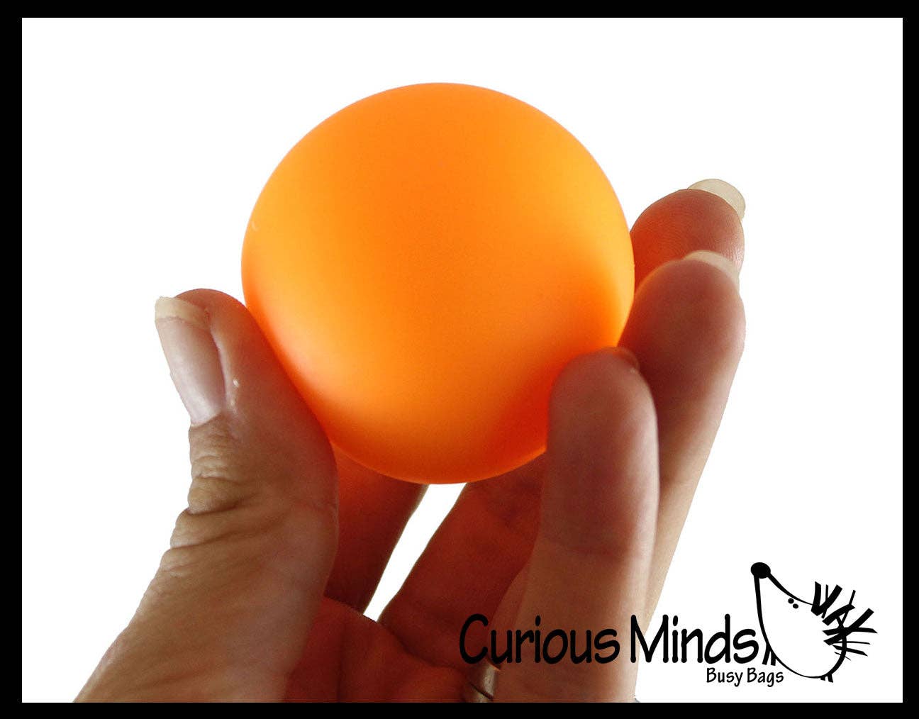 1 Box of 3 Soft Doh Filled 2" Stress Ball - Squishy Gooey