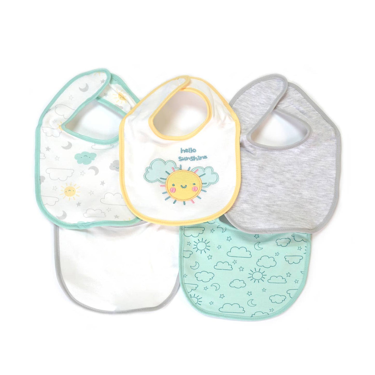 5 Pack Baby Bibs