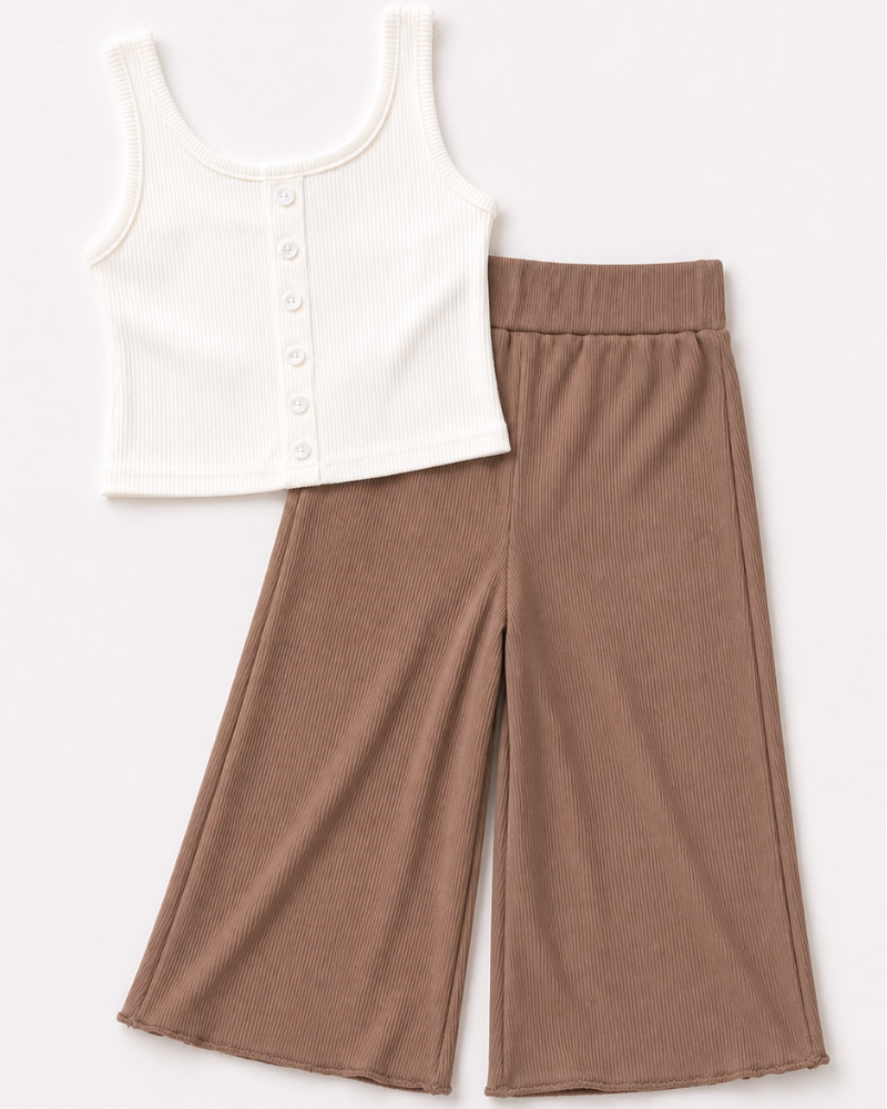 Josie Button Front Tank