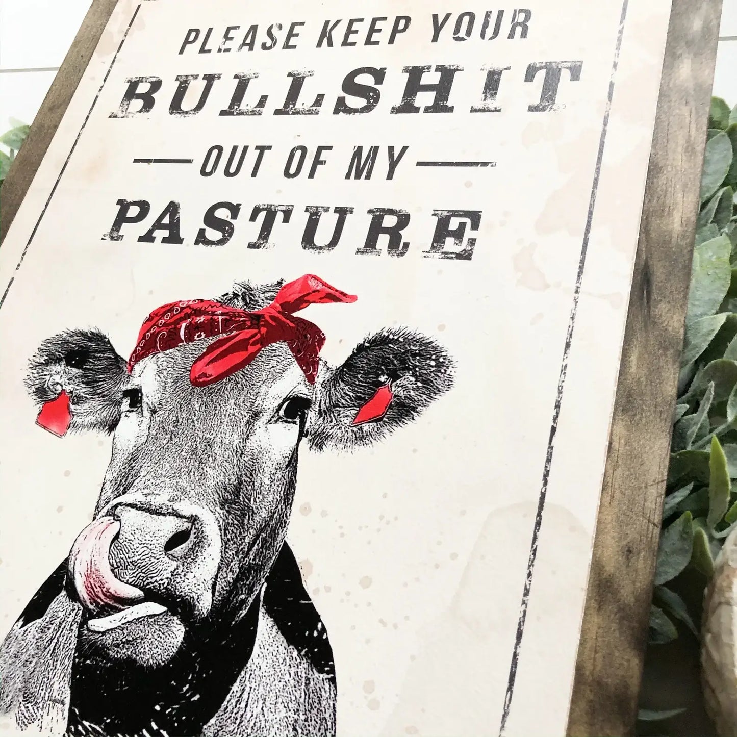 Keep BS Out of My Pasture