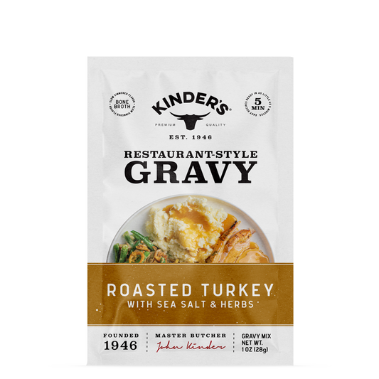 Roasted Turkey Bone Broth Gravy