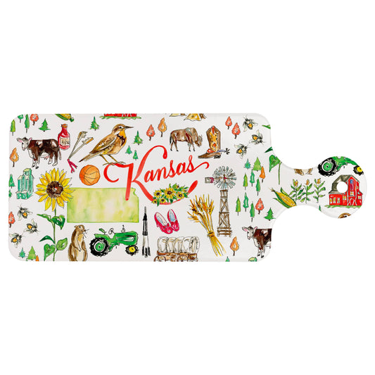 Kansas KS Rosanne Beck State Collection CUTErie Board