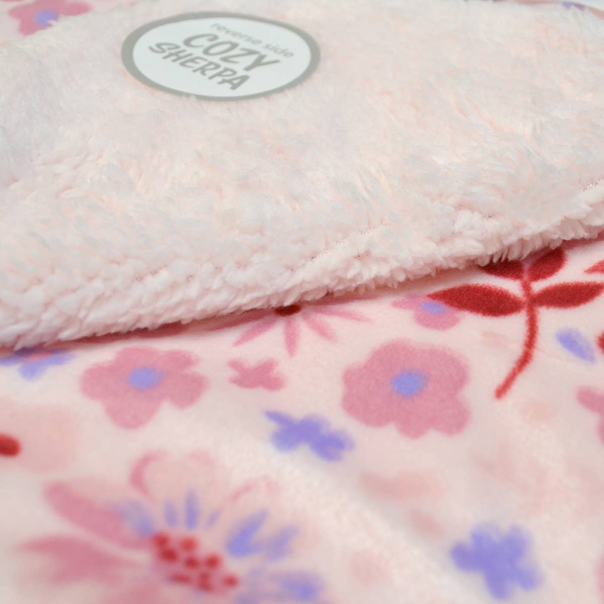 Super Soft Reverse side Cozy Sherpa Plush Baby Blanket