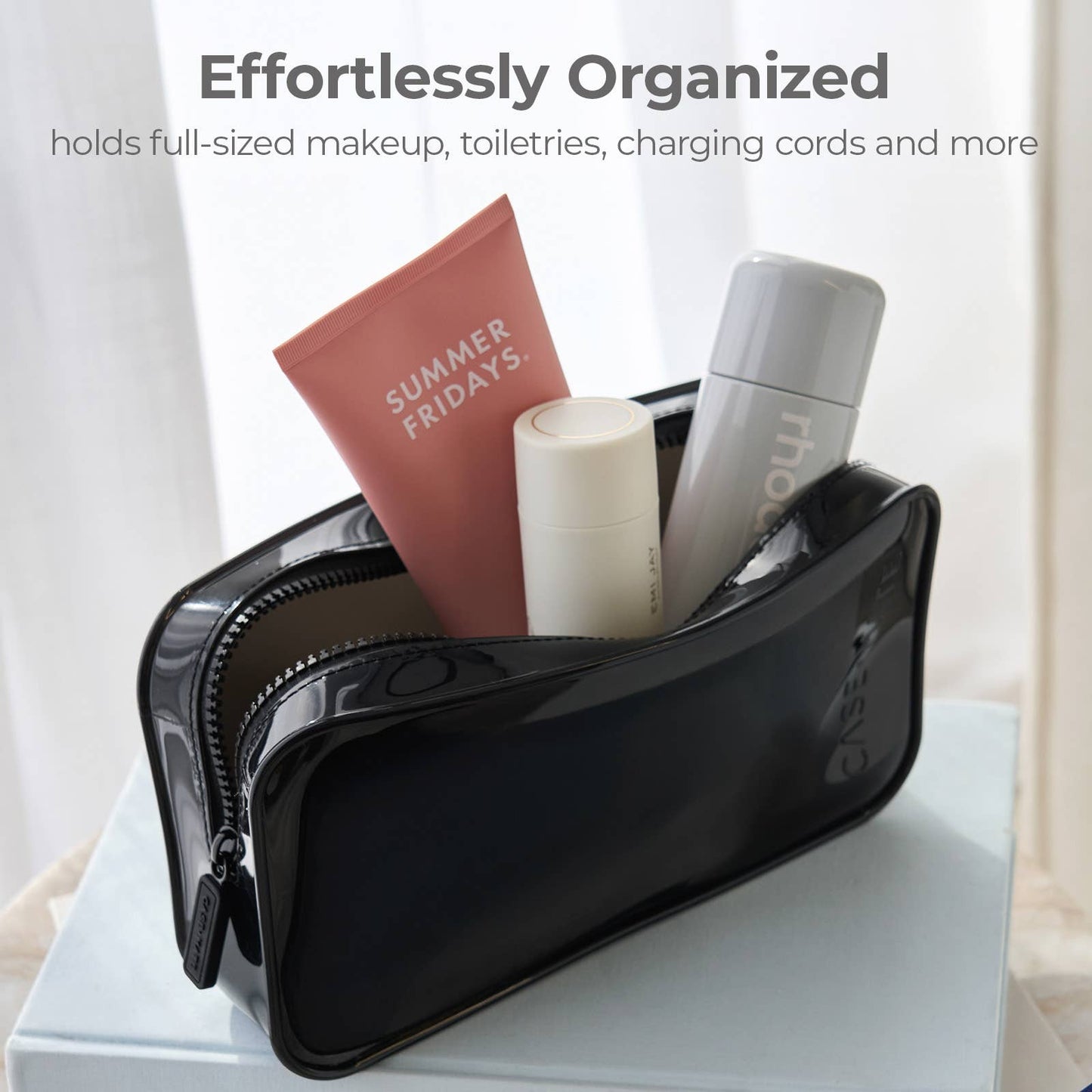 Case-Mate Jelly Makeup Bag: Midnight Black