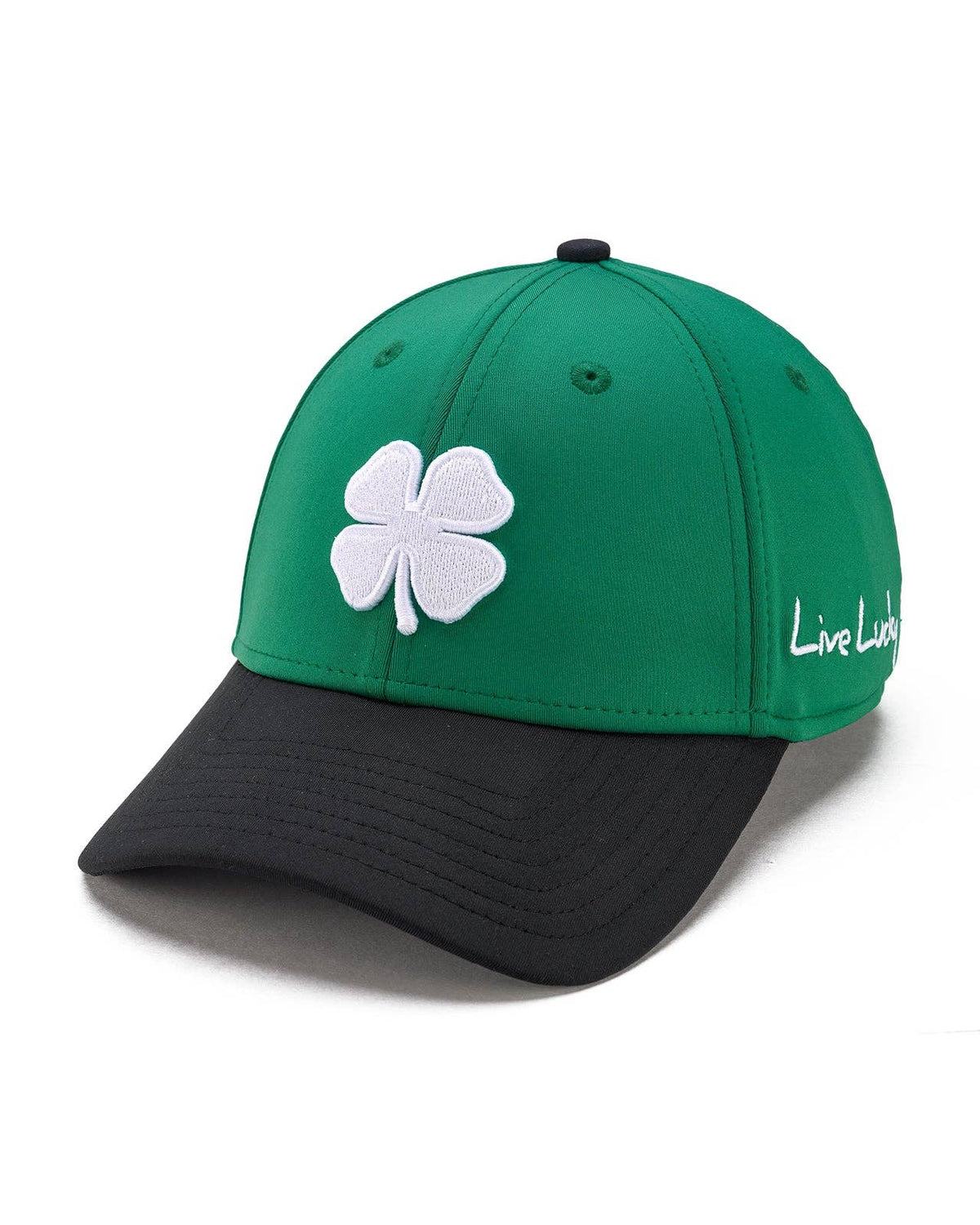 Premium Clover 189 Green Fitted Performance Hat: SNAPBACK