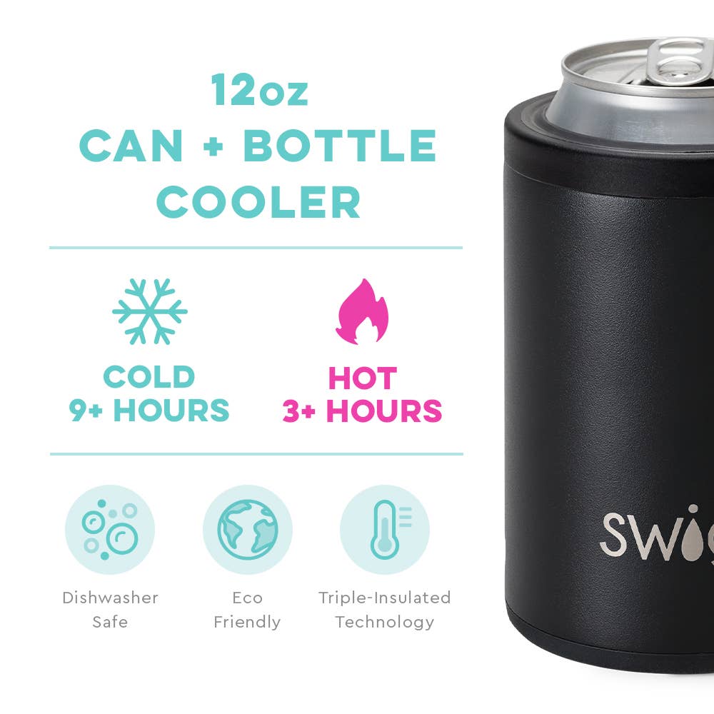 Black Can + Bottle Cooler (12oz)