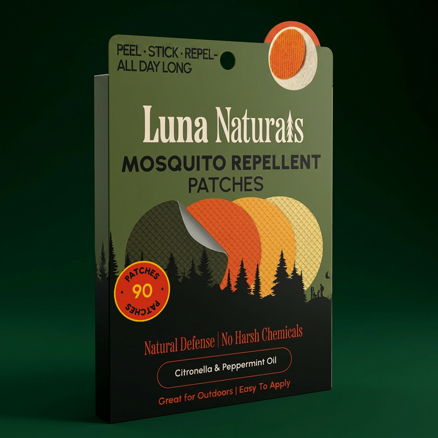 Mosquito Repellent Patches — Natural | 90ct