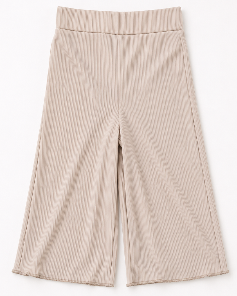 Rhea Ribbed Wide Leg Pants