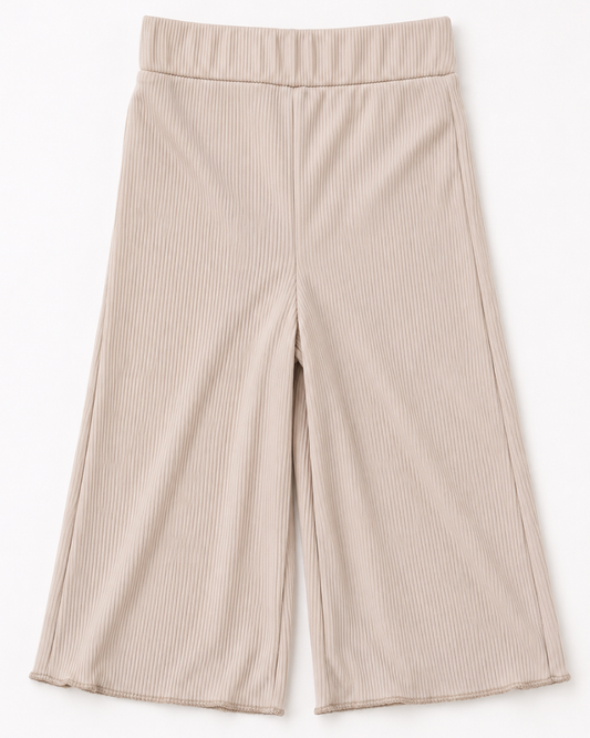 Rhea Ribbed Wide Leg Pants