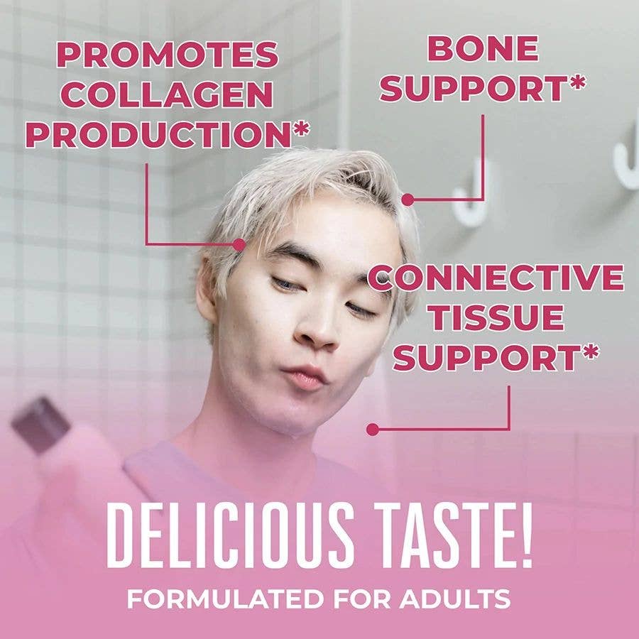Vegan Watermelon Collagen Boost Gummies, 90 Ct