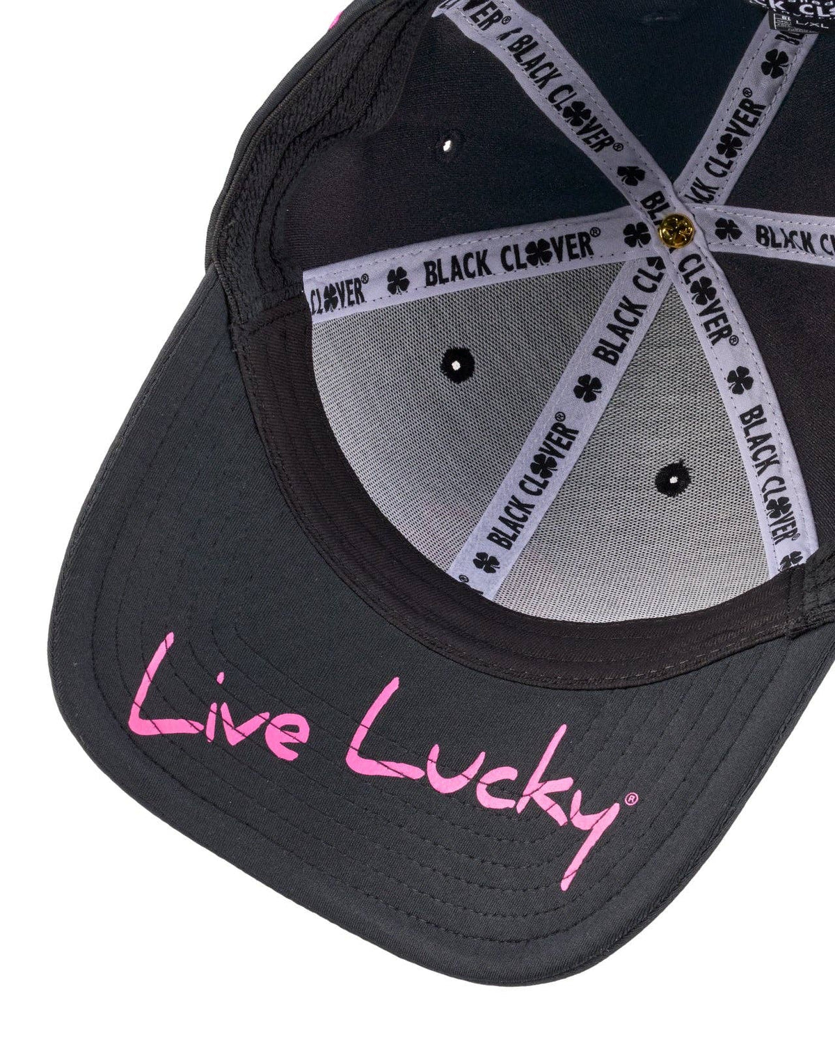 Premium Clover 185 Black Fitted Performance Hat: L/XL