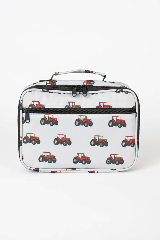 Classic Red Tractor Lunch Bag