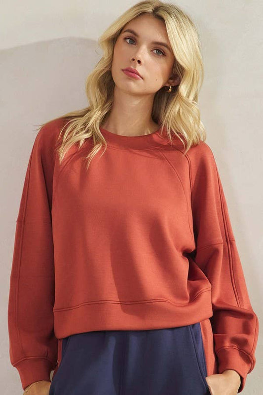 Ultracomfy Top: Rust