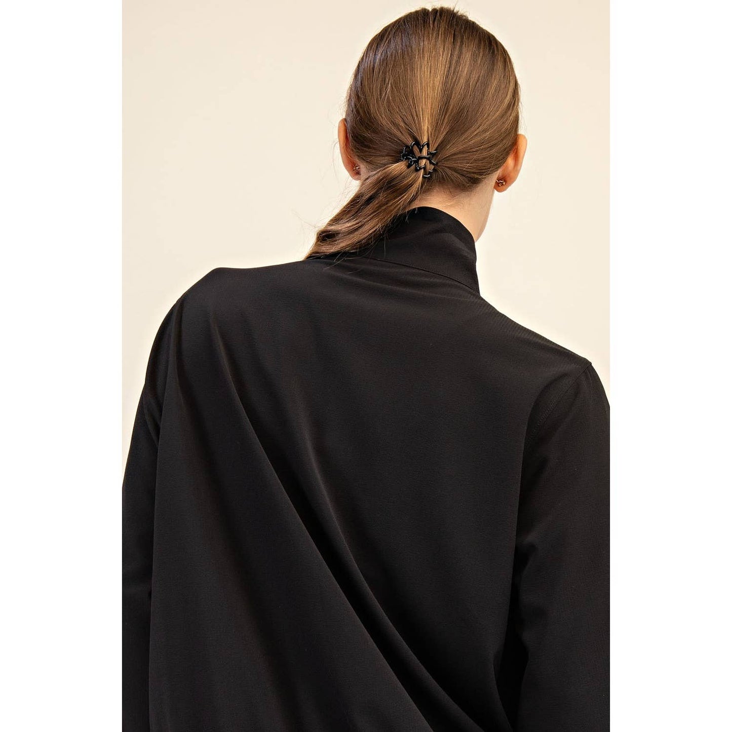 CRINKLE QUARTER ZIP JACKET