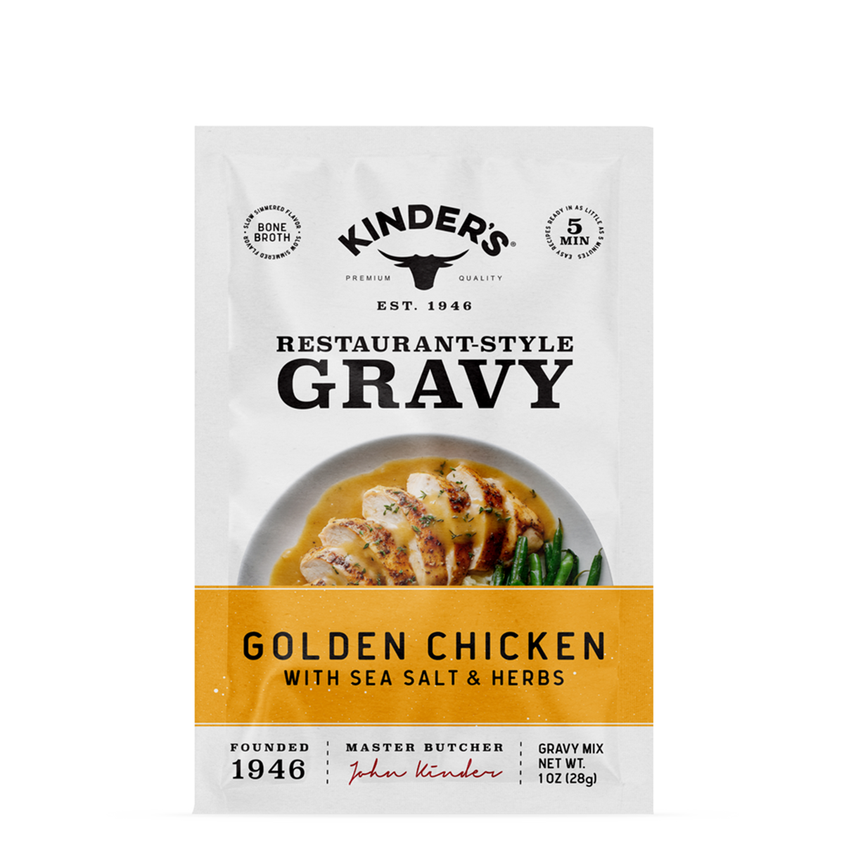 Golden Chicken Bone Broth Gravy
