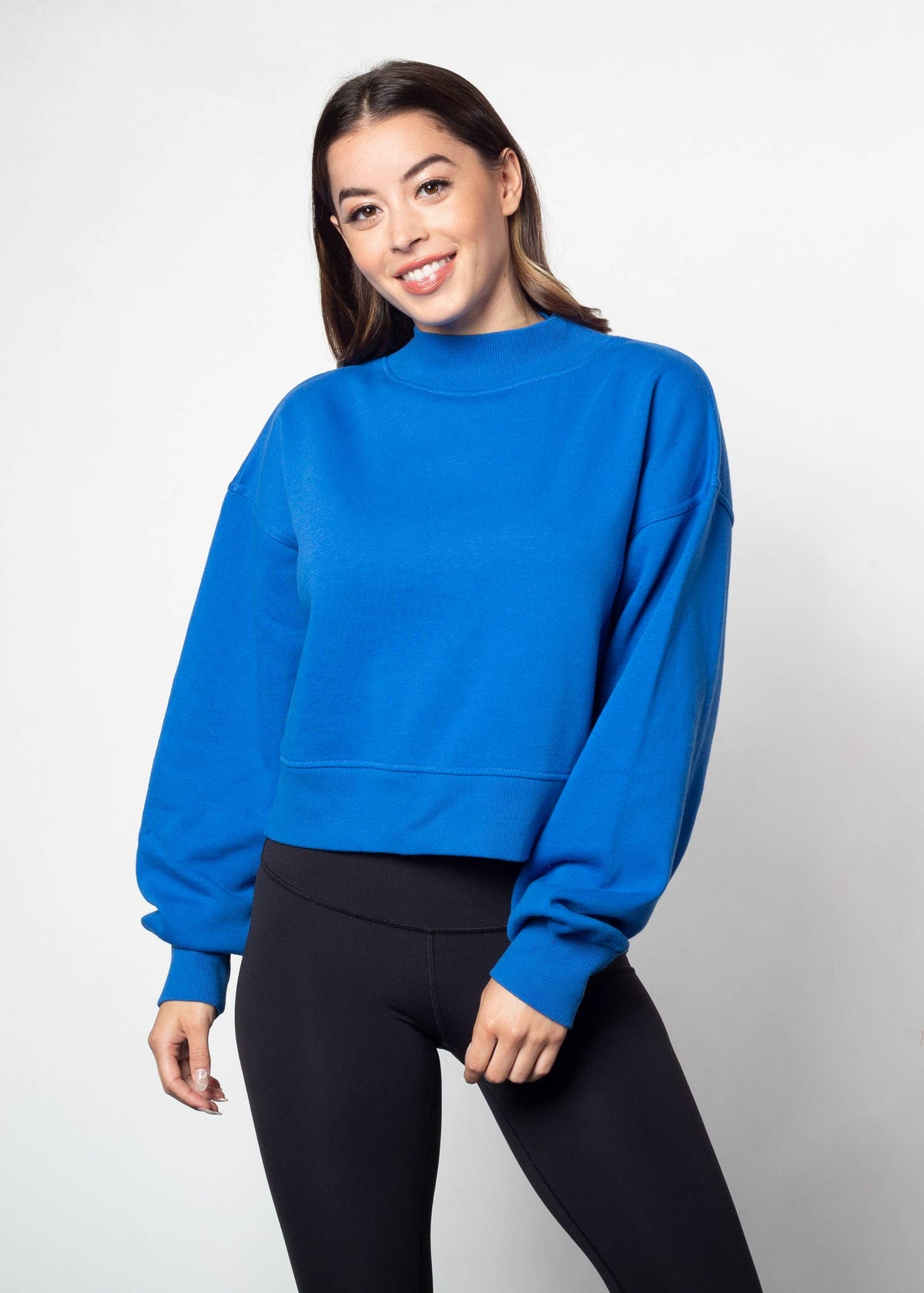 Hailey Sweatshirt, All Colors: Ash Grey / M