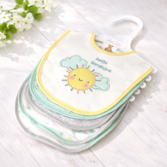 5 Pack Baby Bibs