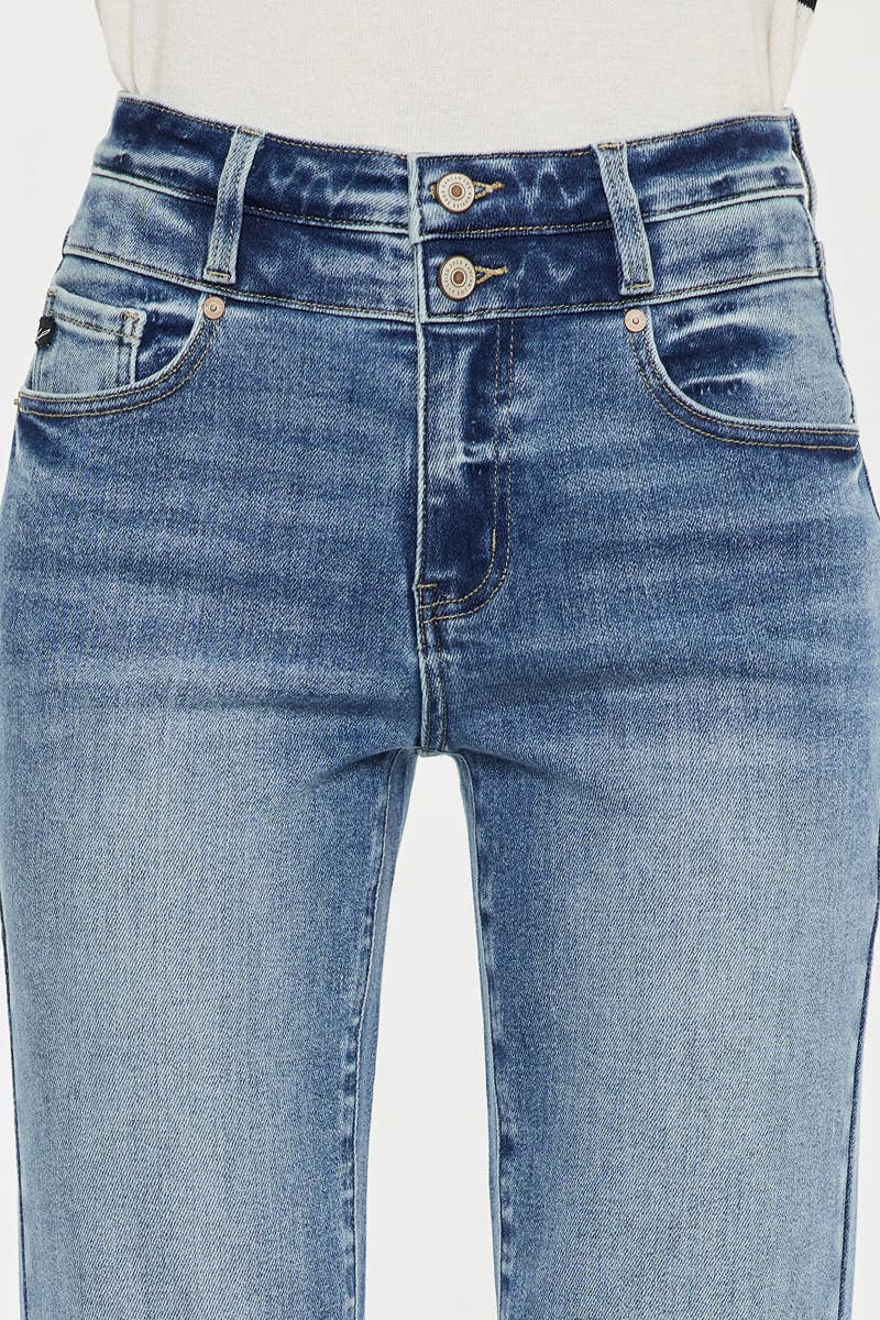 OPEN PACK HIGH RISE SLIM STRAIGHT JENAS-KC20023M: MEDIUM / 3/25