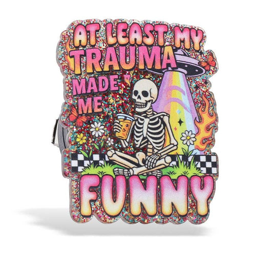 Trauma Funny Acrylic: Interchangeable with VELCRO