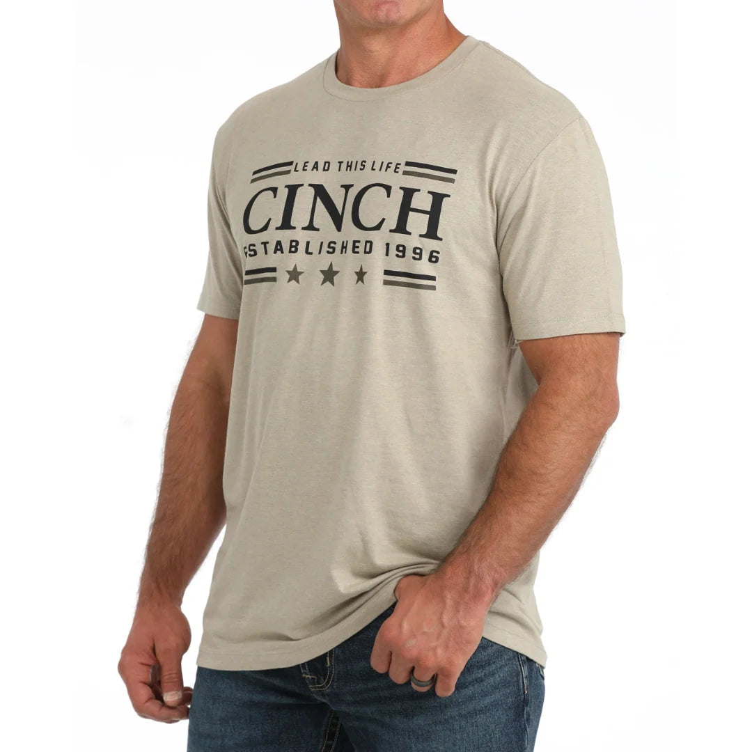 Cinch Men's Khaki T-Shirt