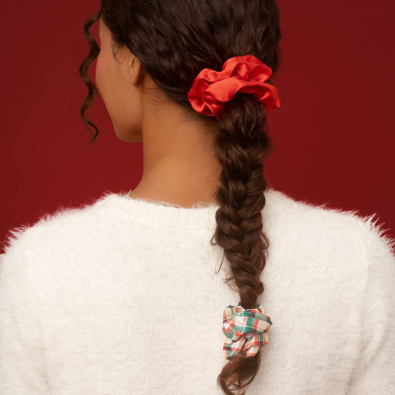Holiday Scrunchies 3pc Set - Multi-color