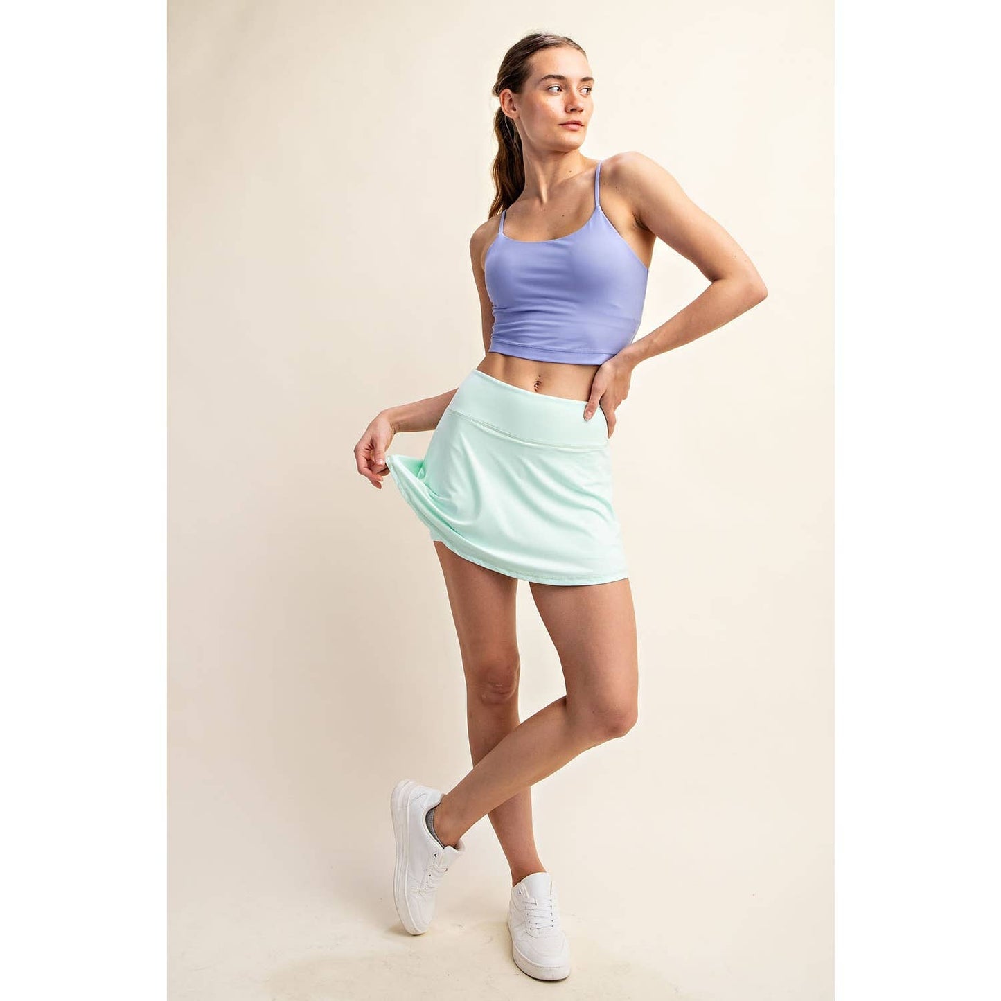 BUTTER SKORT: Morning Mint / S-M-L(2-2-2)