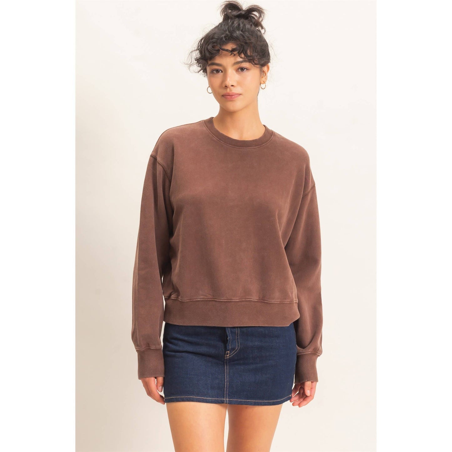 Acid Wash Sweatshirt