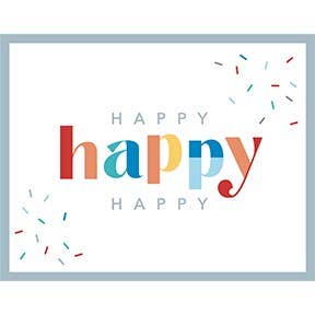 Birthday Confetti Happy Gift Bag