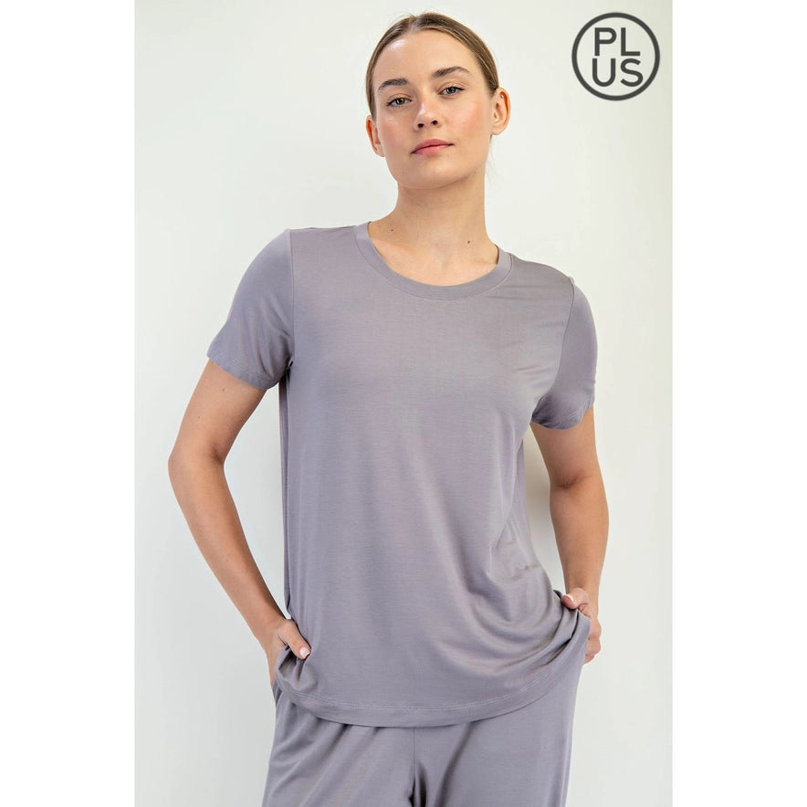 MODAL SHORT SLEEVE TOP