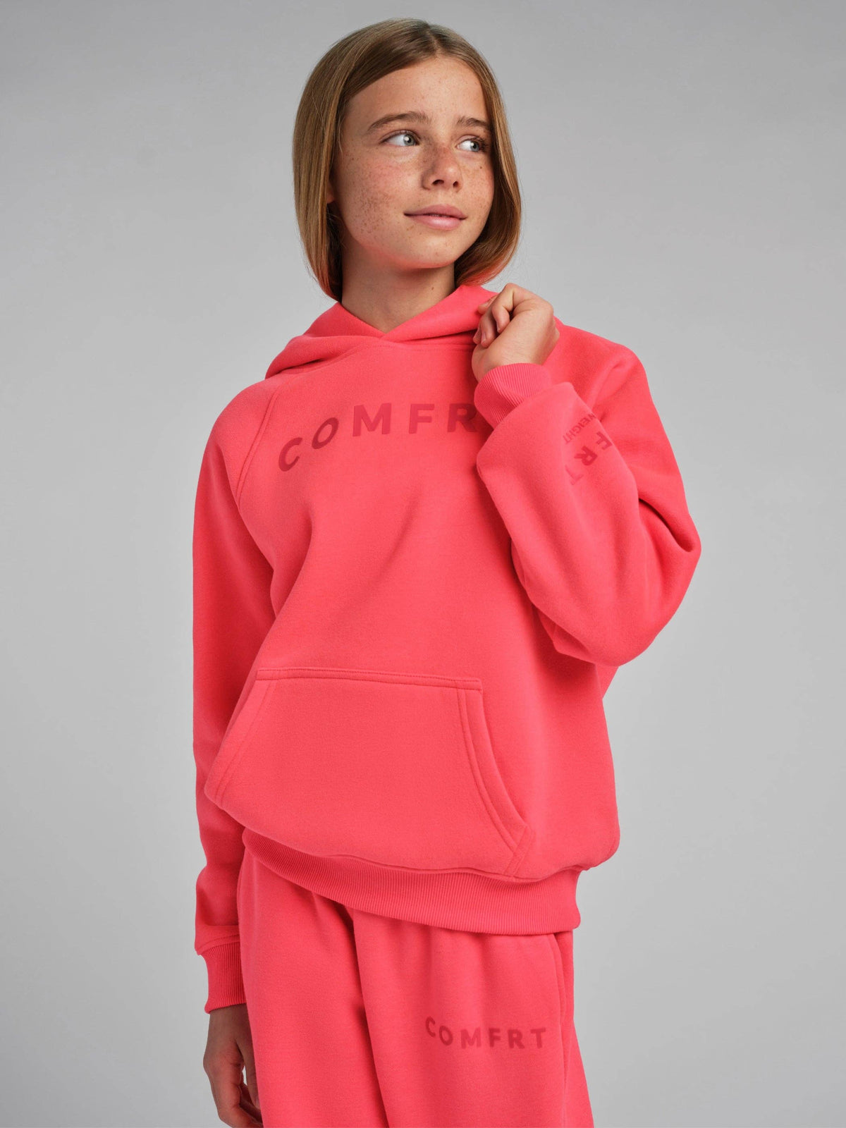 Neon Tranquil Kids Hoodie