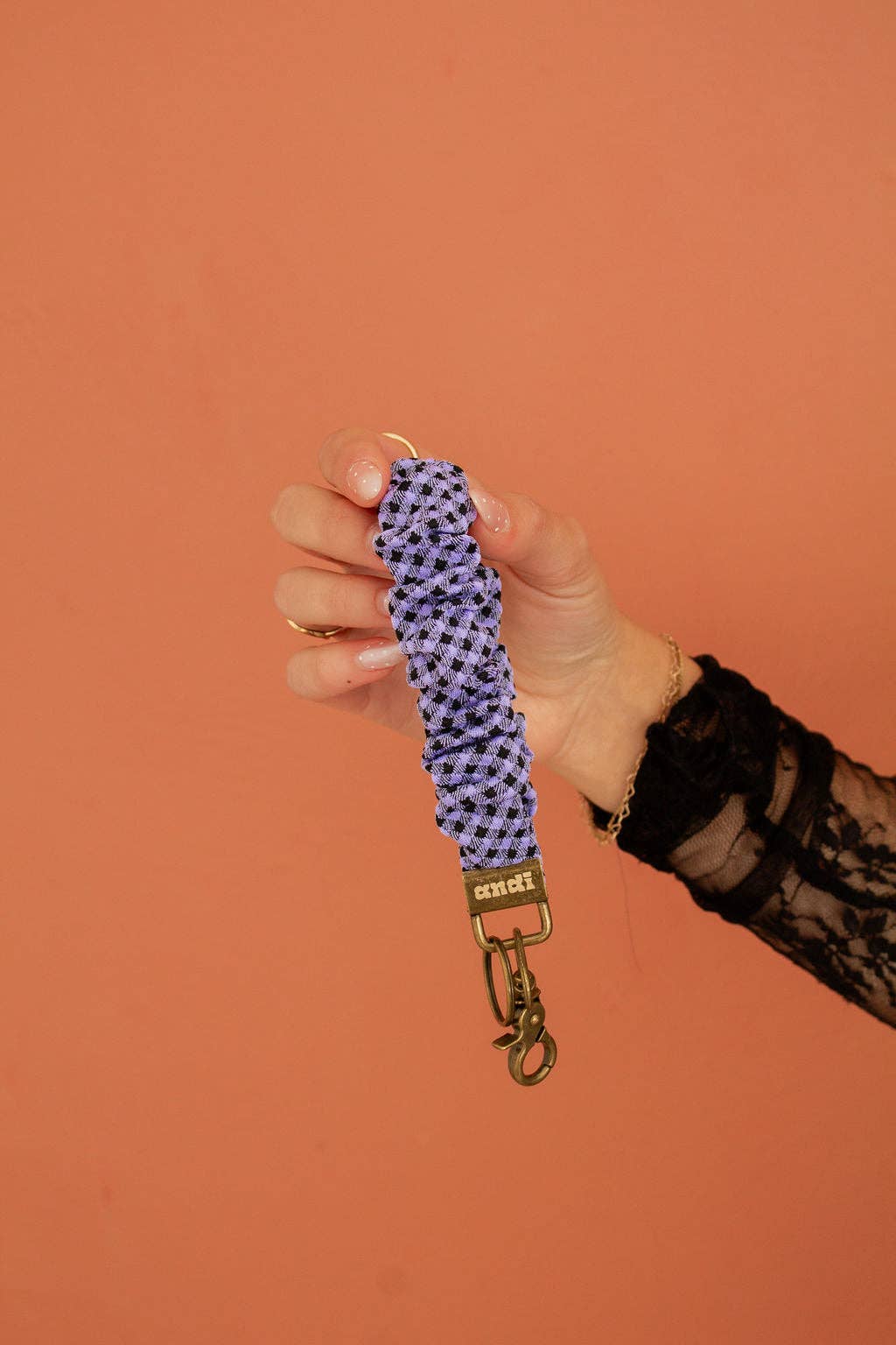 Twilight Gingham Keychain