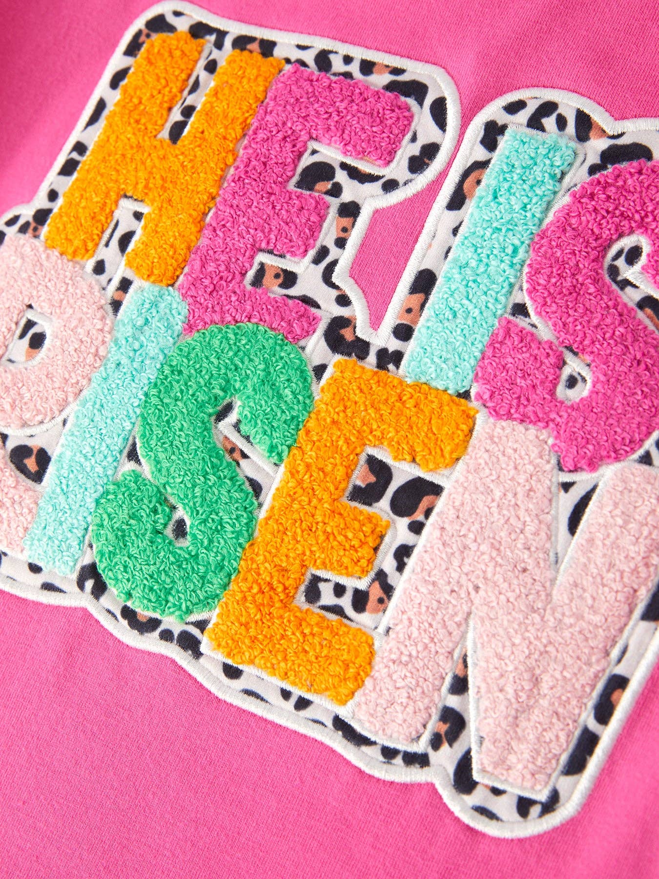 "HE IS RISEN" Applique Leopard Set