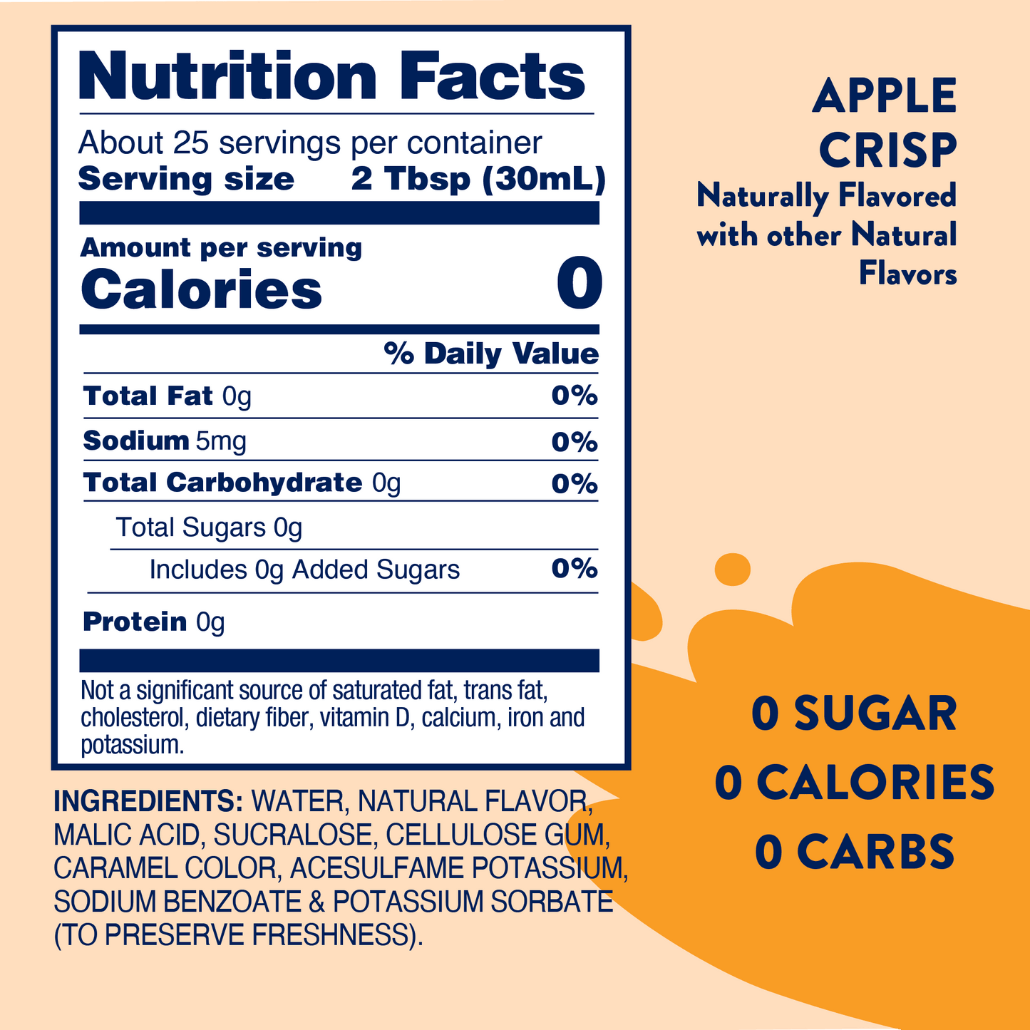 Sugar Free Apple Crisp Syrup