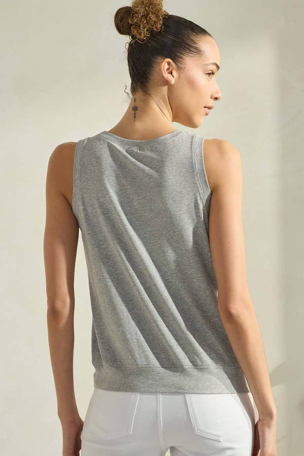 Viscose Crew Neck Tank