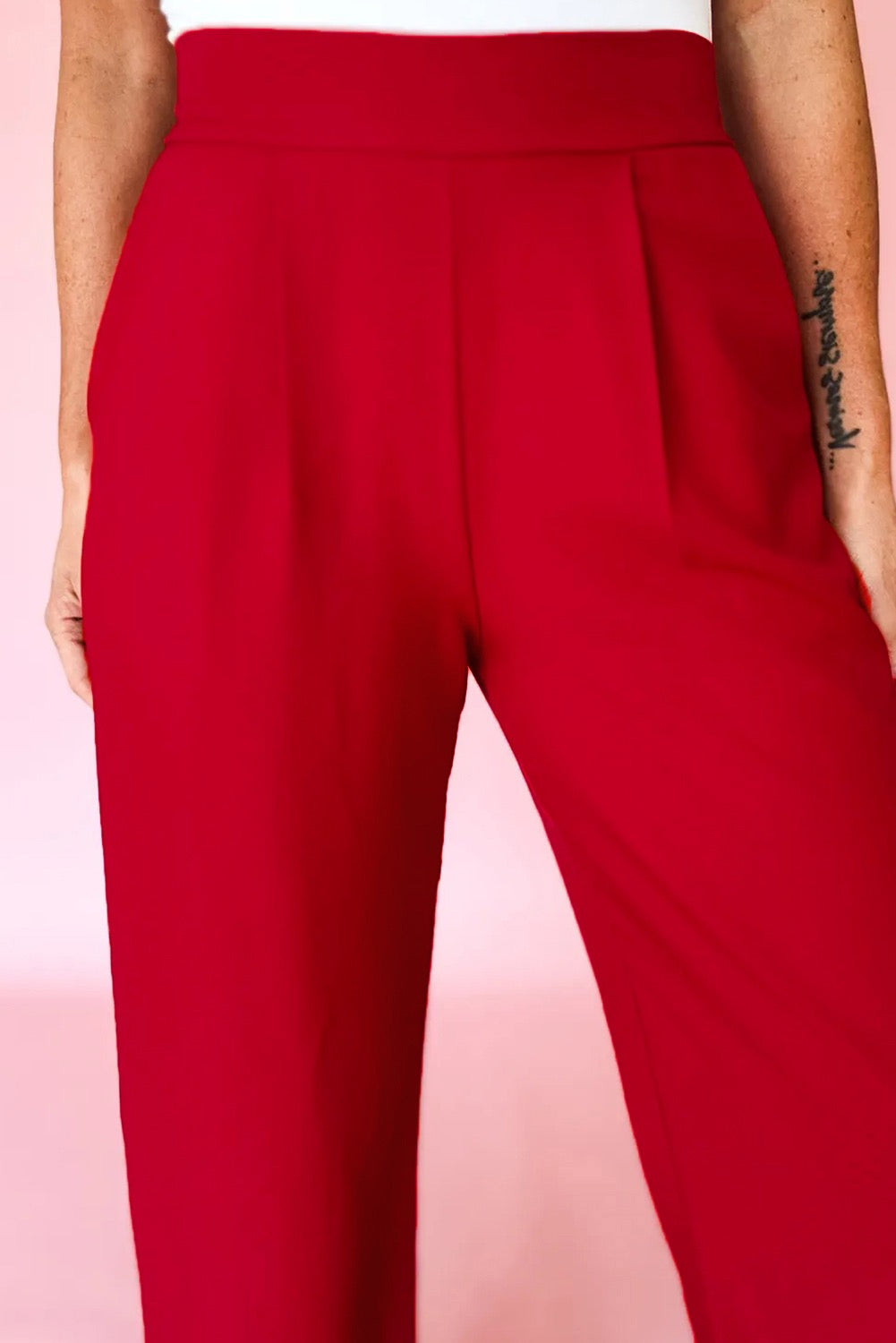Pleated Loose Pants
