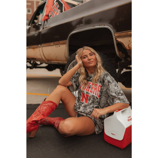 Huskers N Camo Tee