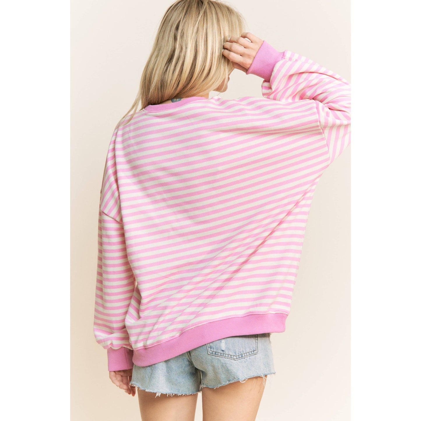 stripe pullover