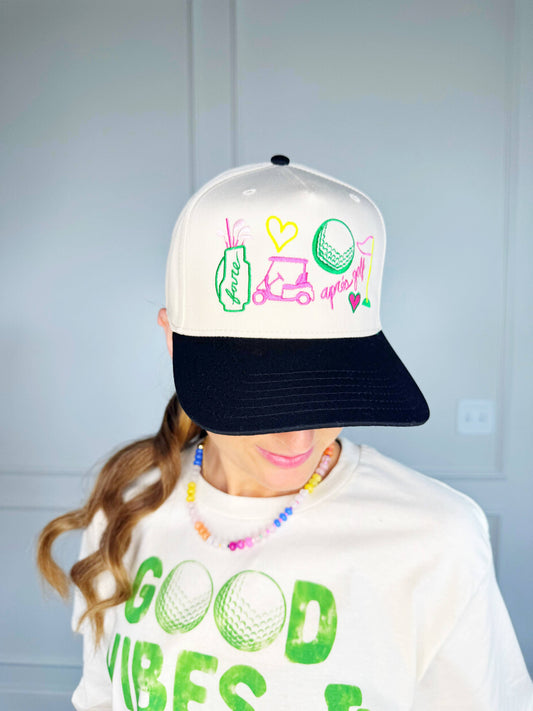 Golf Collage Hat