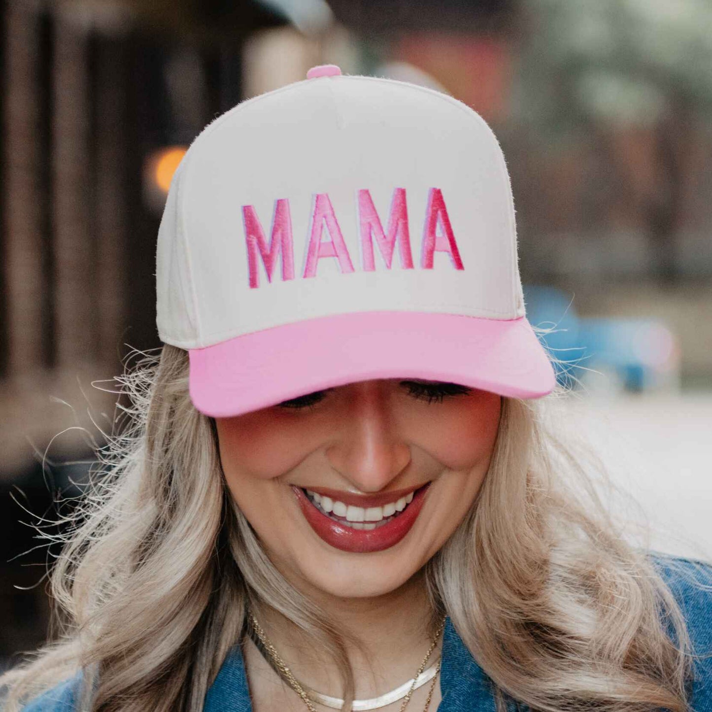 MAMA Two-Toned Vintage Hat