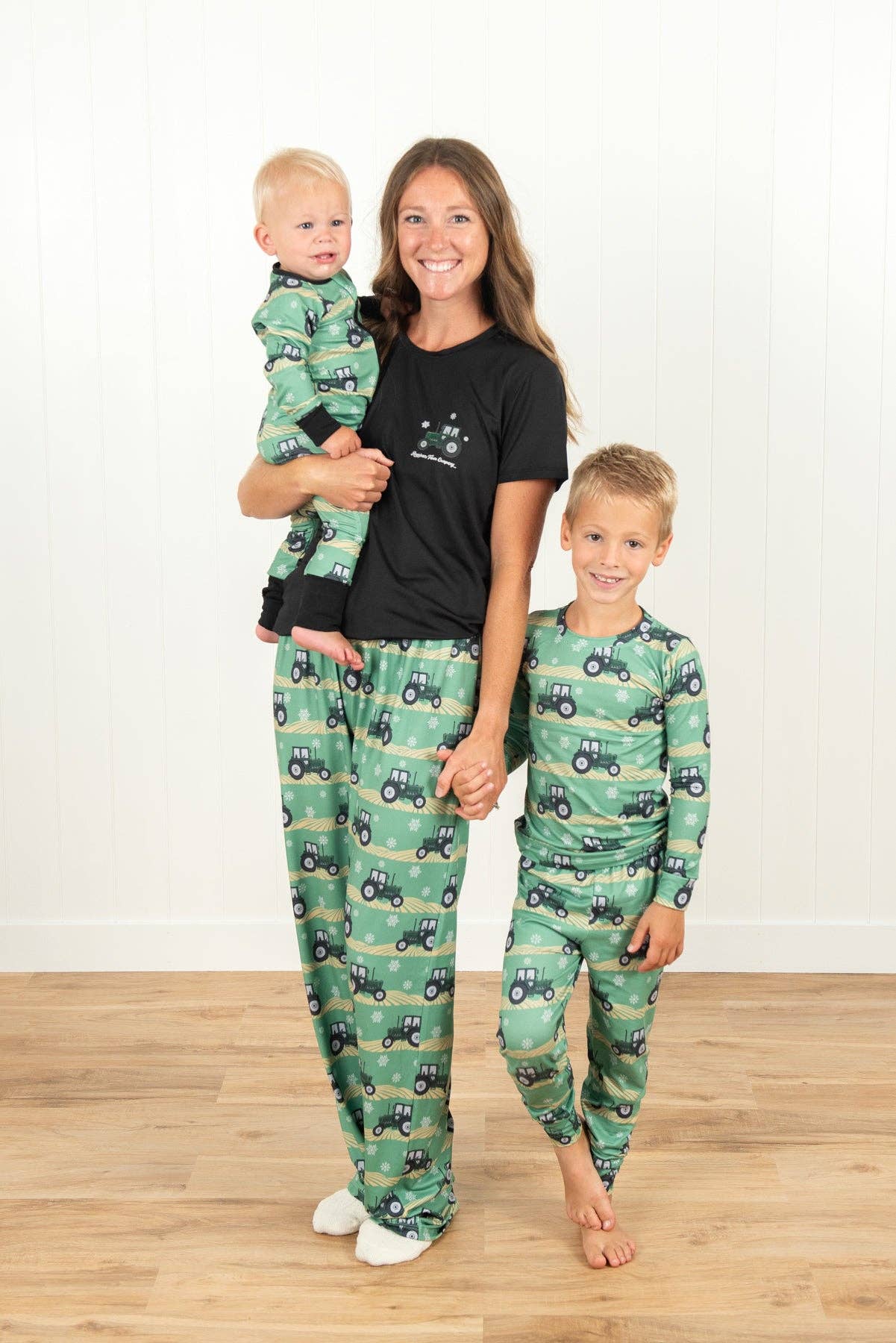 Green Tractor Pajama Pants
