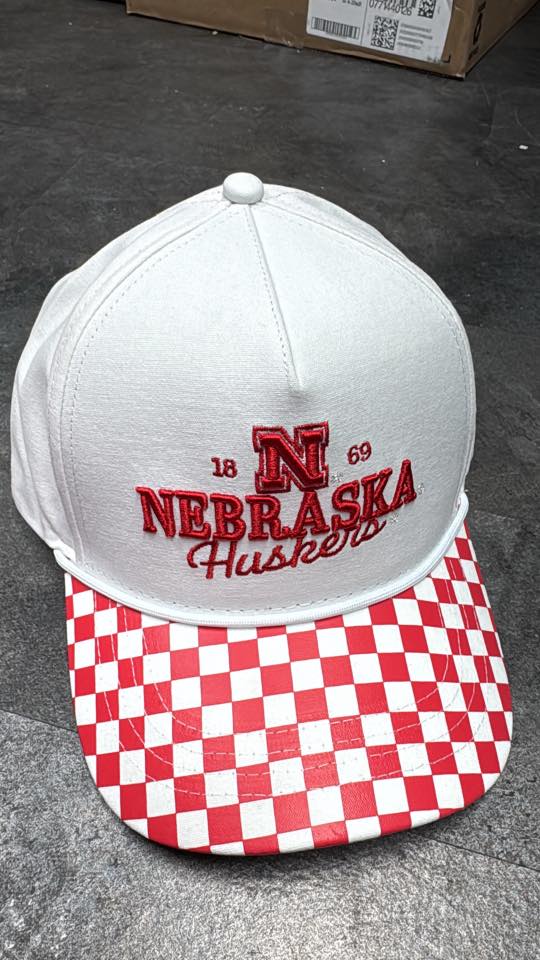 Checkered Nebraska Hat
