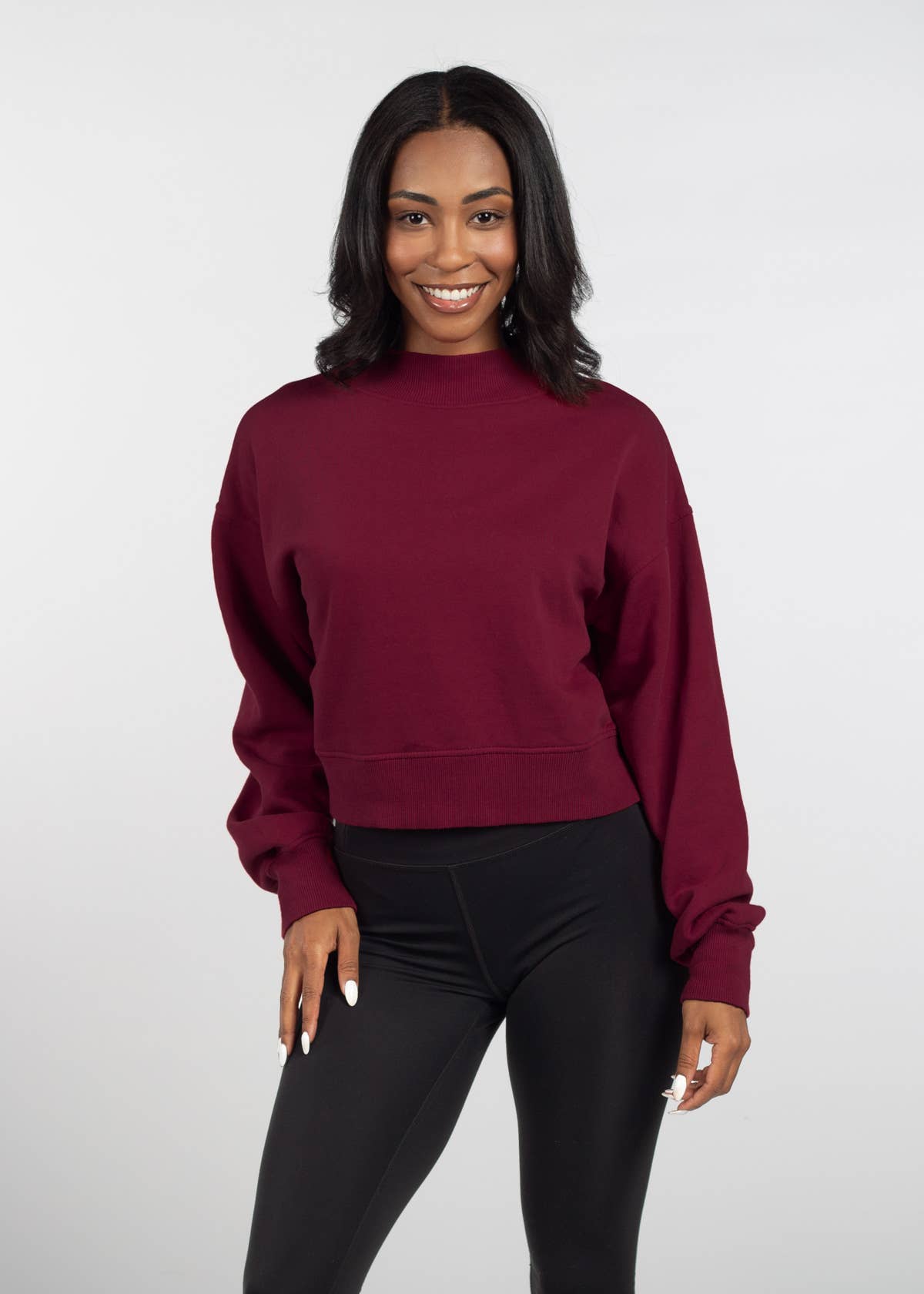 Hailey Sweatshirt, All Colors: Ash Grey / M