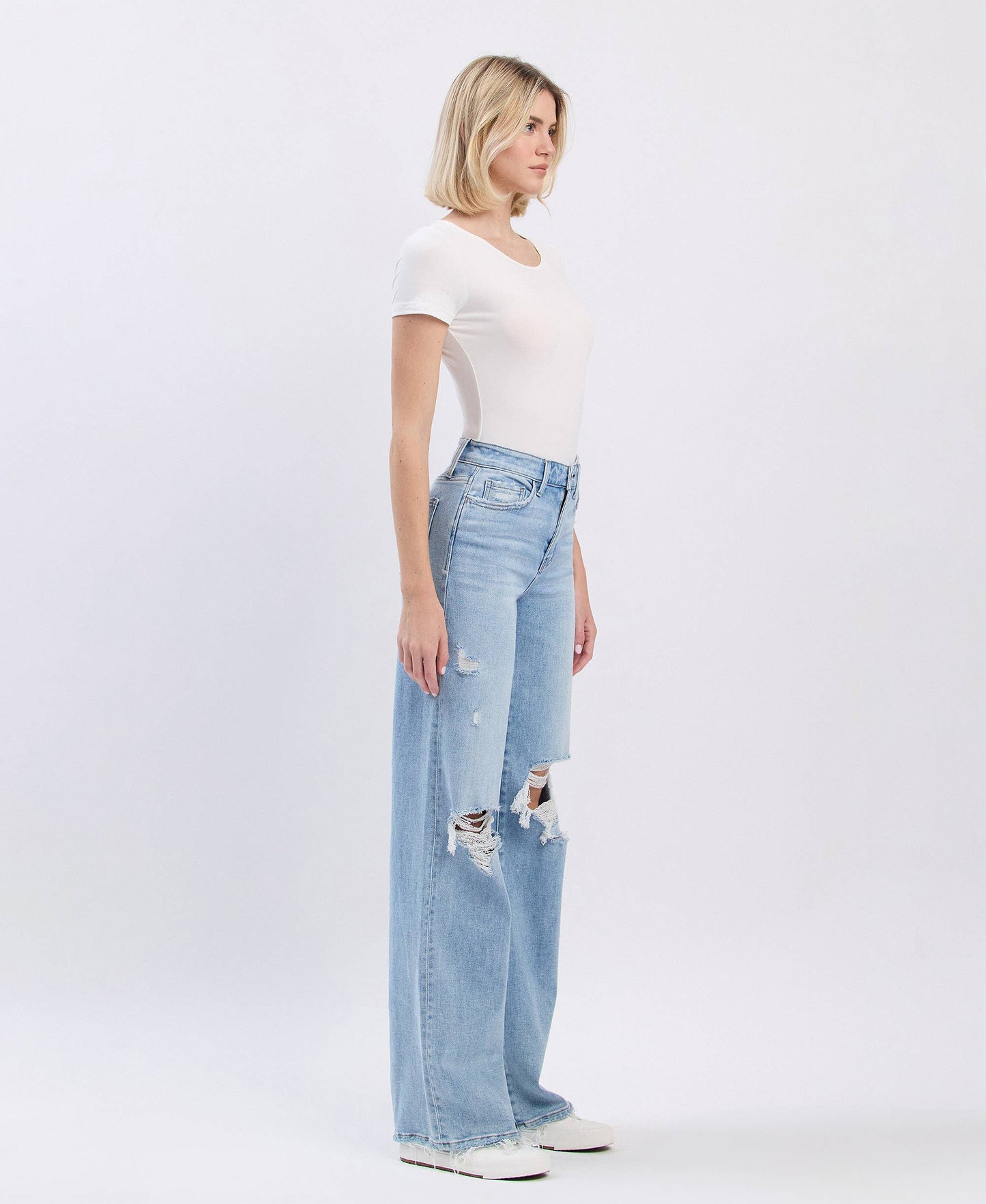 Flying Monkey HR WIDE LEG JEANS